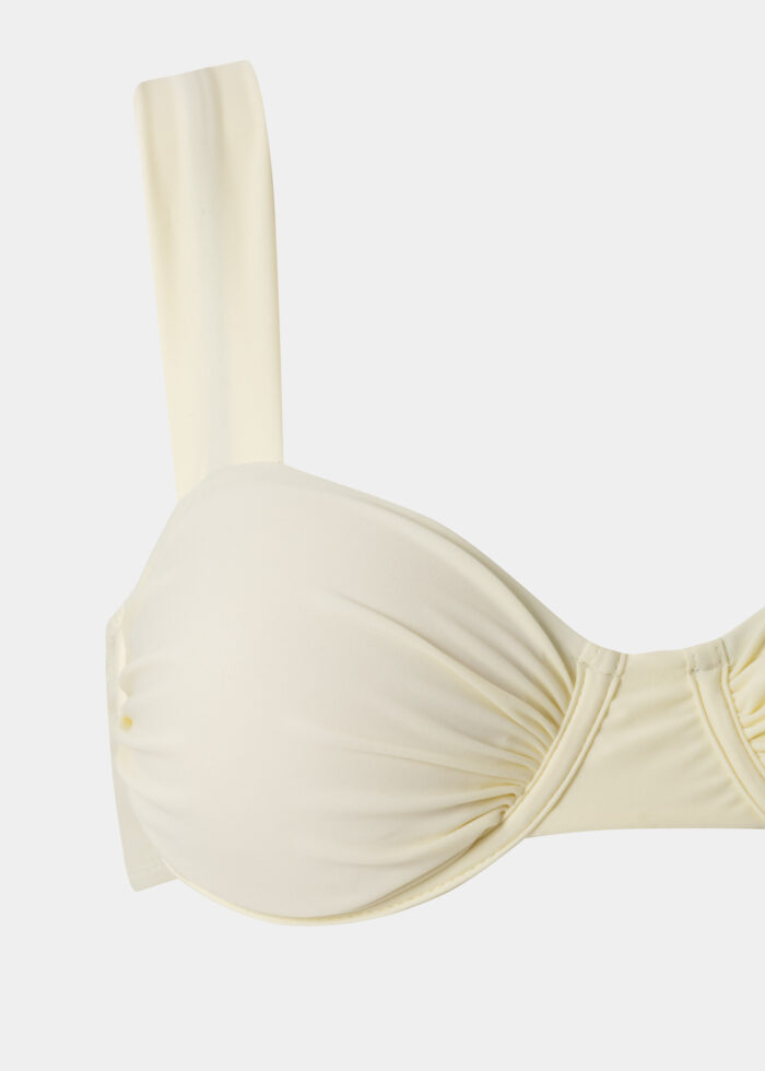 Tulum Bikini Top - Cream Dacron - Image 2