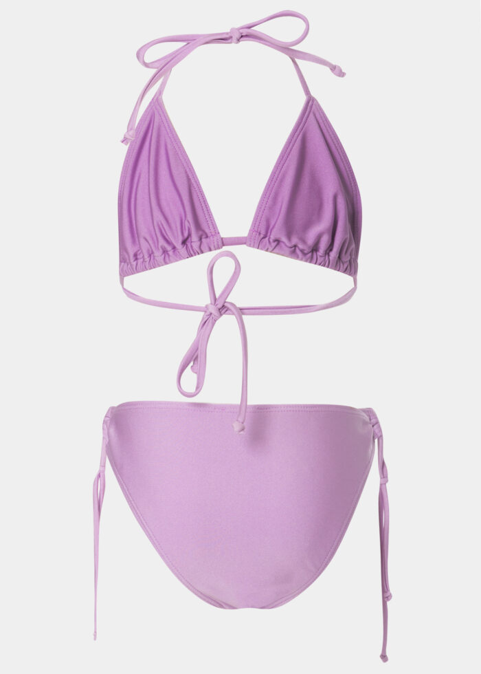 Girls Classic Bikini Swimwear - Shimmering Lilac - Image 2