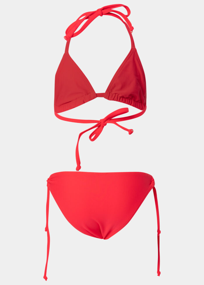 Girls Classic Bikini Swimwear - Red - Image 2