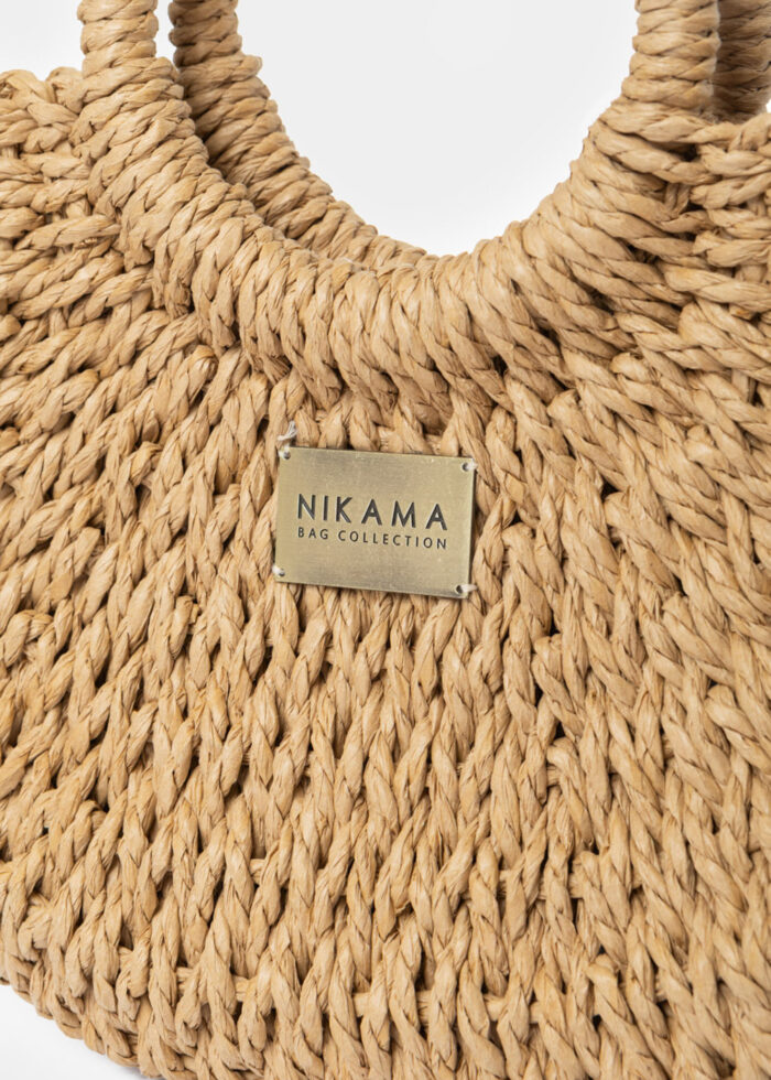 Brown Mini Knitted Bag - Image 3