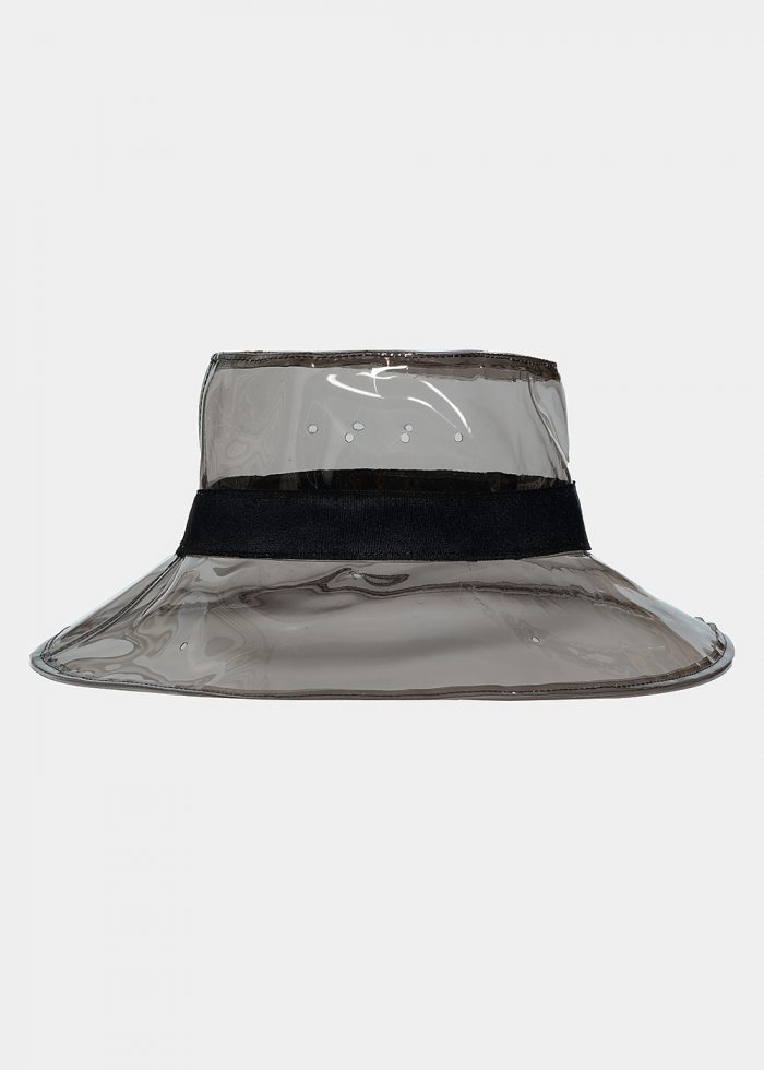 Black vinyl hat - Image 2