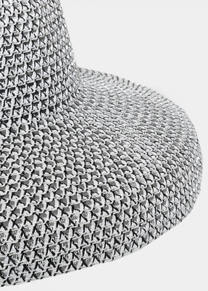 Grey Straw Hat - Image 4