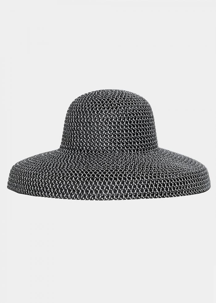 Dark Grey Straw Hat - Image 2