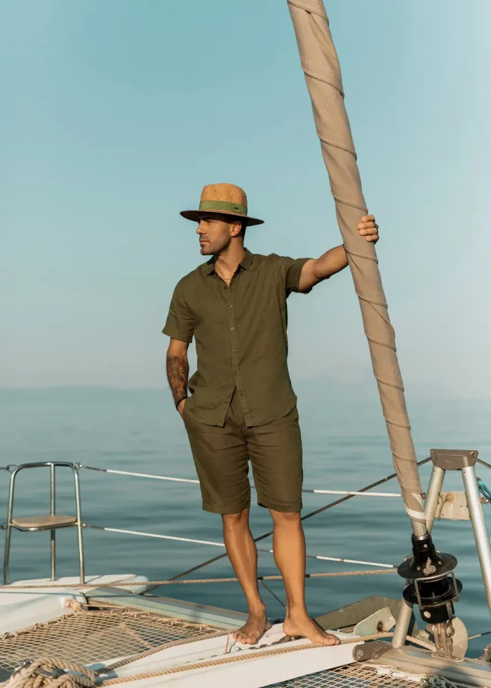 100% Cotton Black Classic Shorts - Image 2