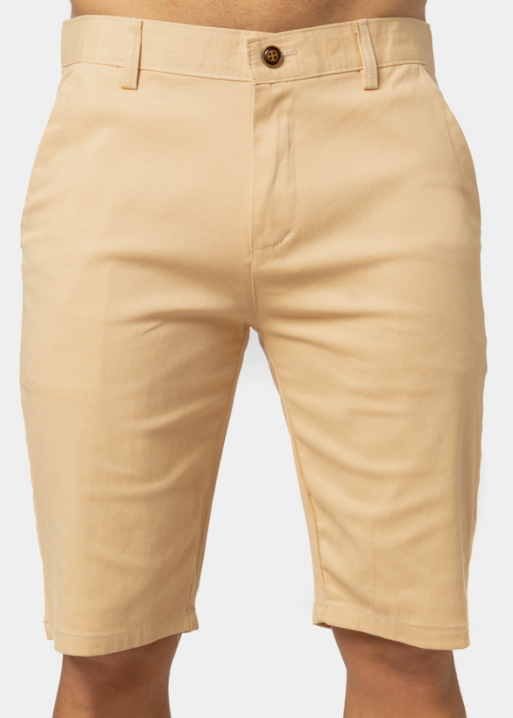 Beige Cotton Shorts Beige Cotton Shorts - Image 1