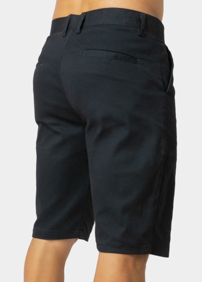 Navy Blue Cotton Shorts - Image 2