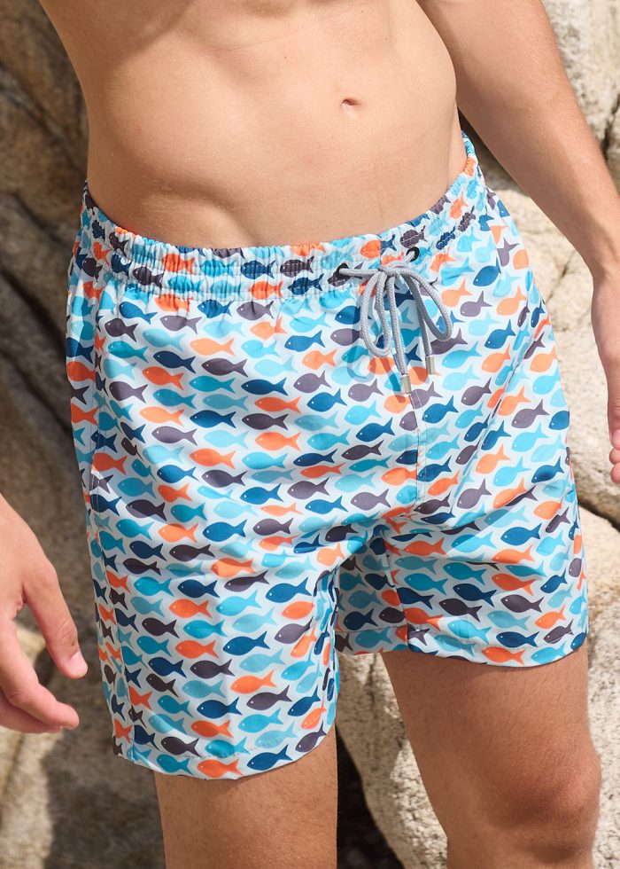 Fishes Classic Men Swimwear - Image 2