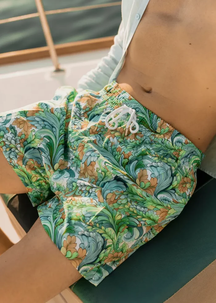 Acanthus Leaves Classic Men Swimwear - Image 2