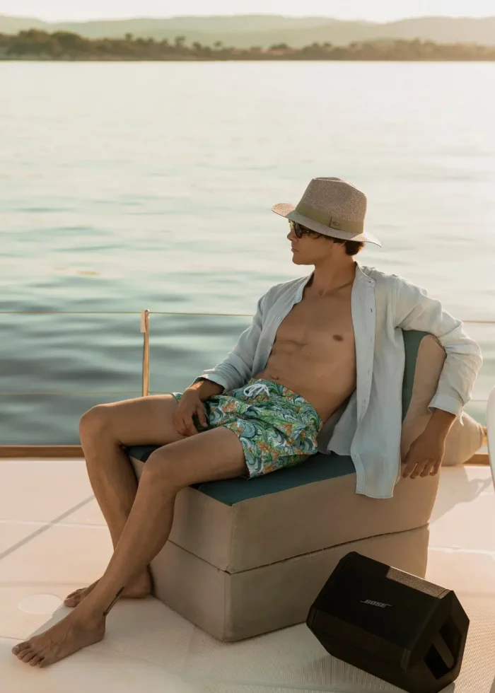 Acanthus Leaves Classic Men Swimwear - Image 3