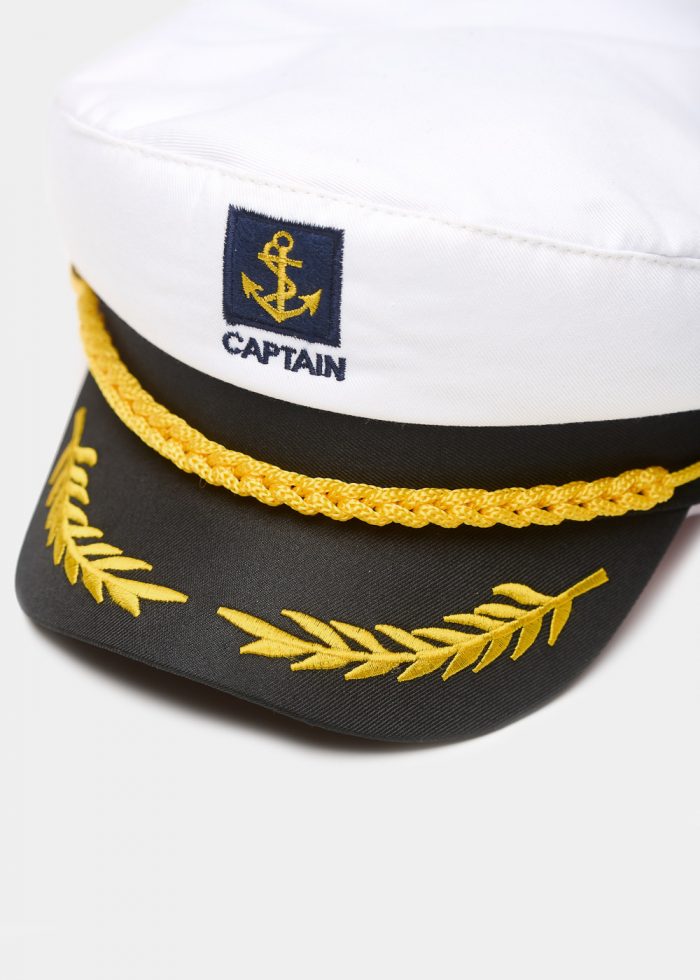 Captain's Hat w/ Gold Details - Image 3