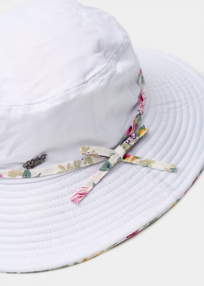 White Bucket Hat - Image 3