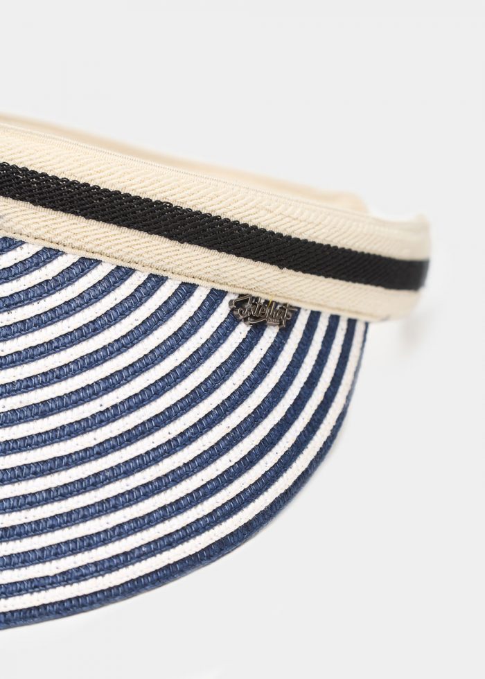 Black & White Straw Headband - Image 4