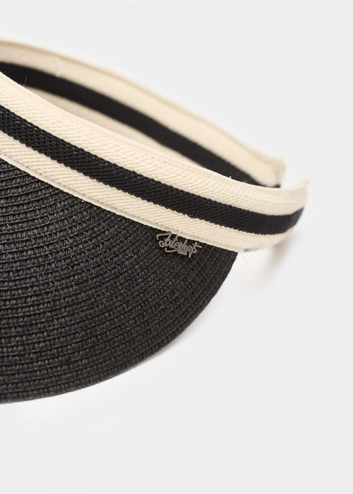 Black straw headband - Image 4