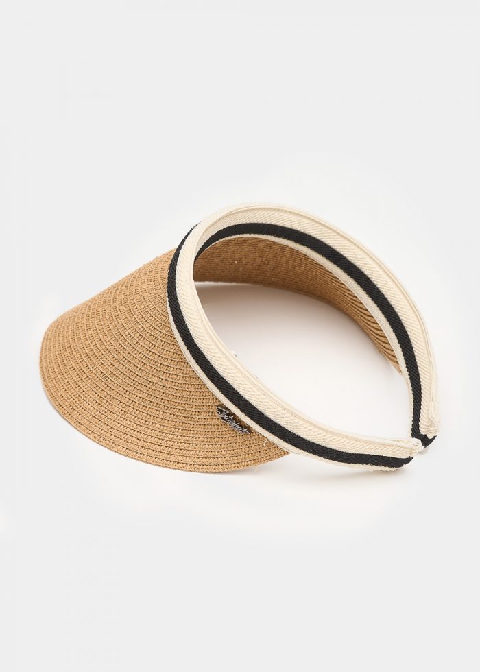 Beige straw headband - Image 3