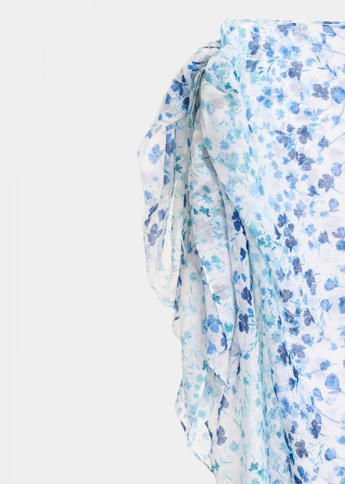 Light blue mini flowers pareo - Image 2