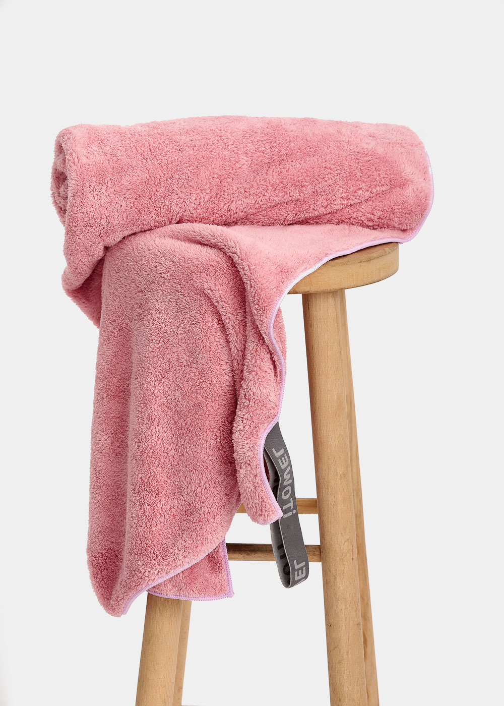Pink fluffy towel Pink fluffy towel - Image 1