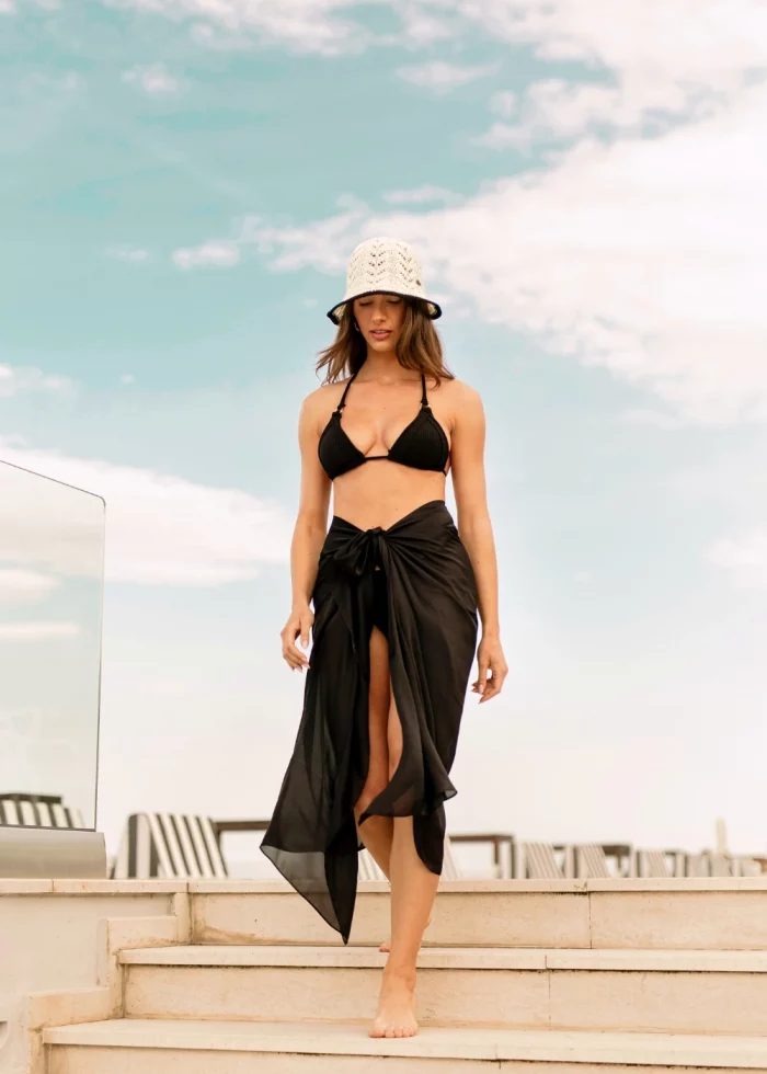 Black See - Through Pareo - Image 2
