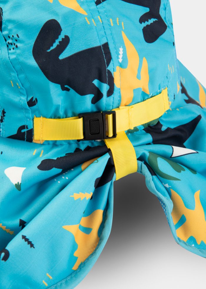 Light Blue Kids Bucket Hat w/ Neck Protector - Image 5