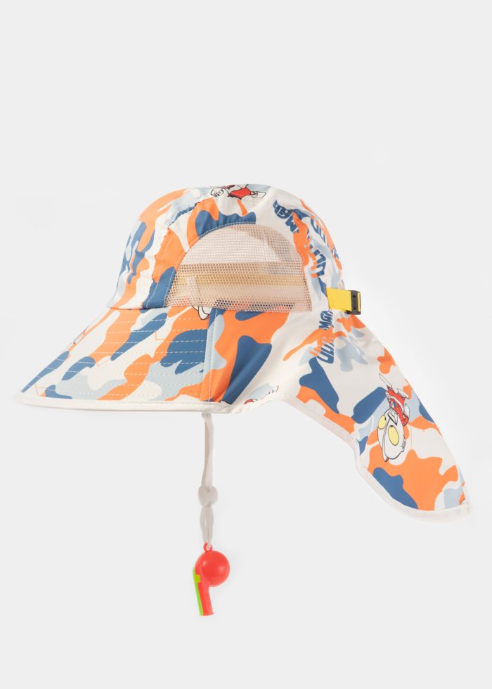 Colorful Kids Bucket Hat w/ Neck Protector - Image 2
