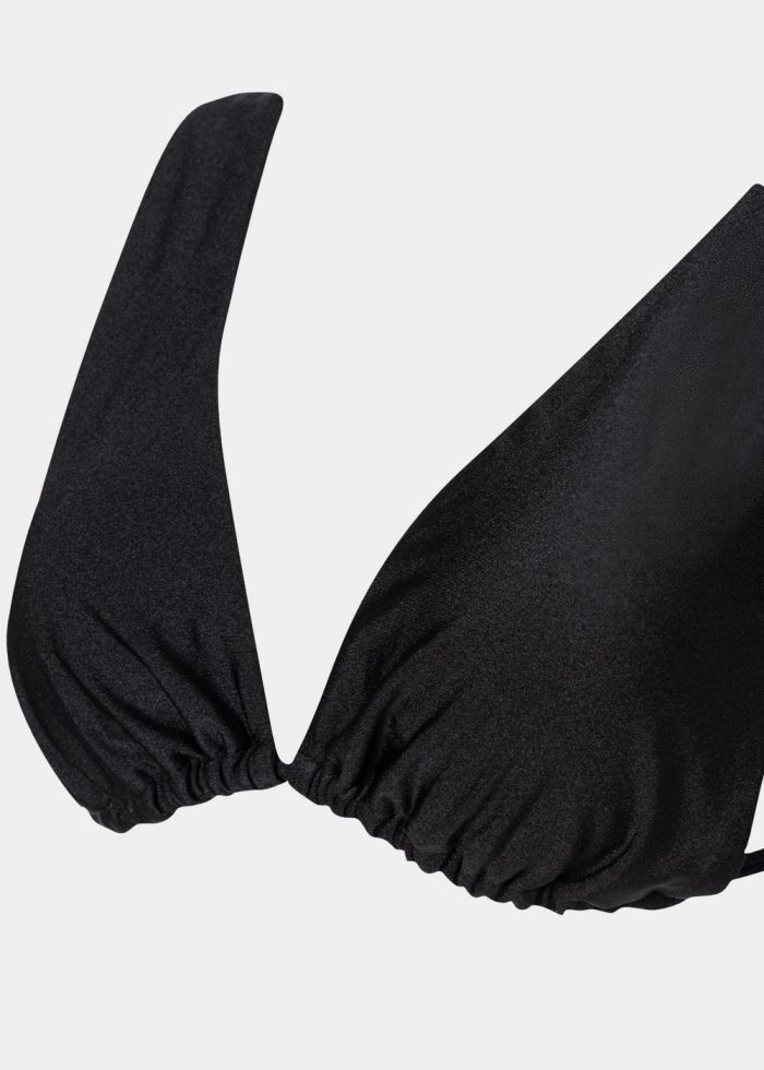 Kea Bikini Top - Black Dacron - Image 3