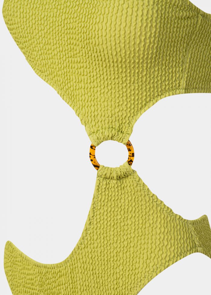 Amalfi One Piece - Lime Crinkle - Image 5