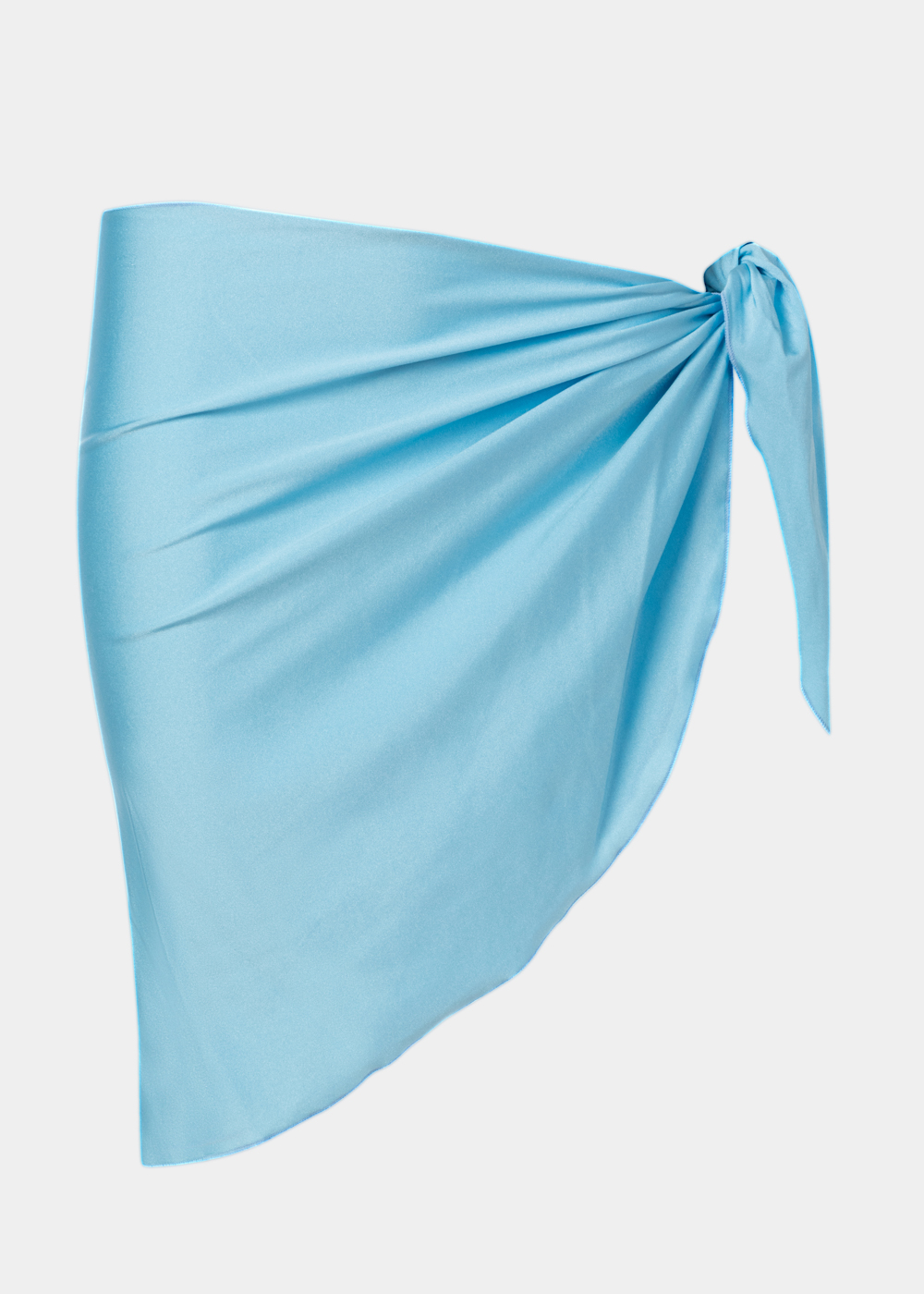 Light Blue Dacron Mini Pareo Light Blue Dacron Mini Pareo - Image 1