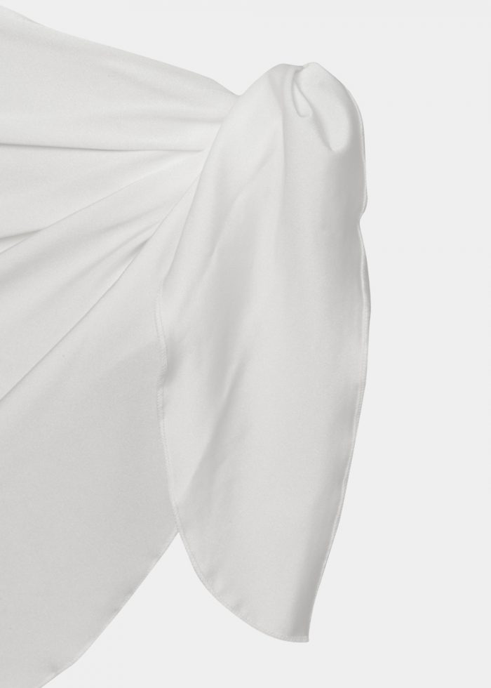 Cream Dacron Mini Pareo - Image 2