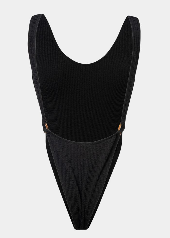 Tahiti One Piece - Black Crinkle - Image 4
