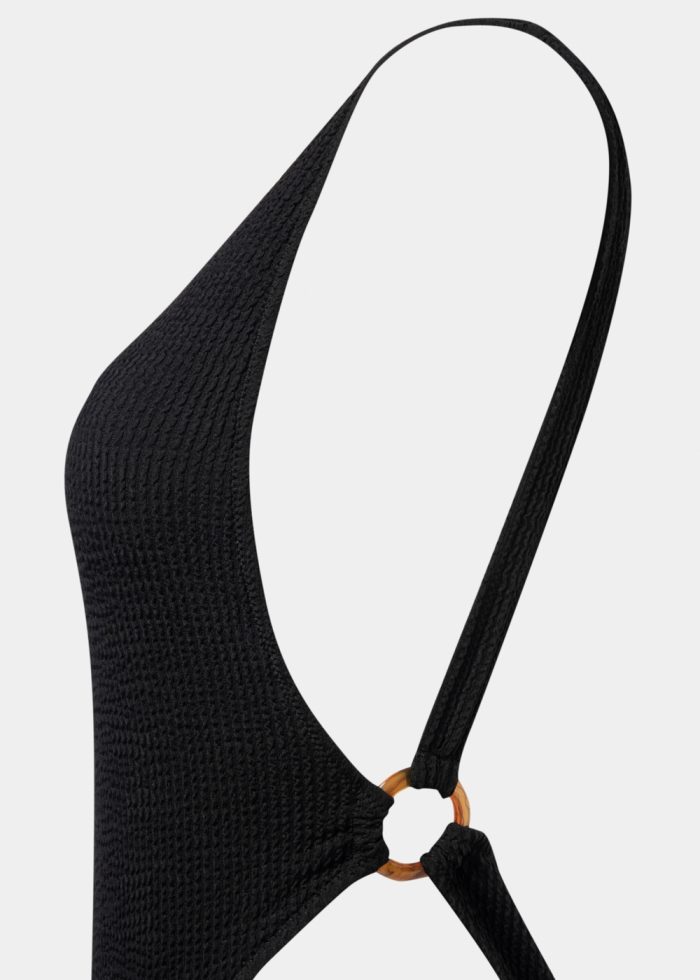 Tahiti One Piece - Black Crinkle - Image 5