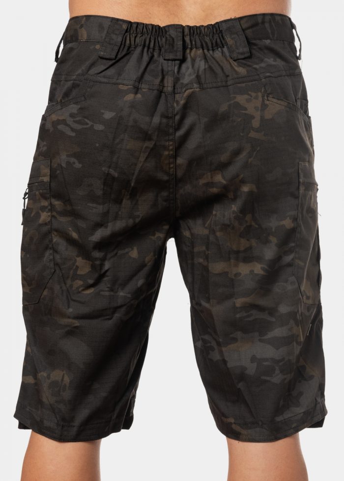 Black Military Ripstop Cargo Pants - Image 2