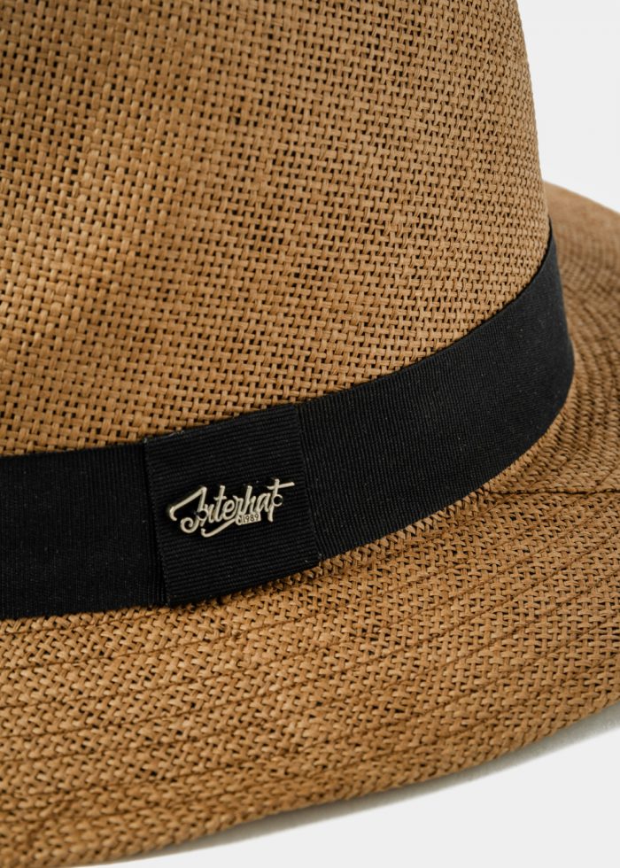 Beige Classic Panama Style hat - Image 3