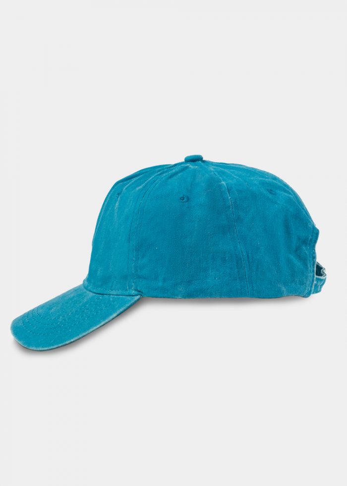 Washed Cotton Twill Cap - Royal Blue - Image 2