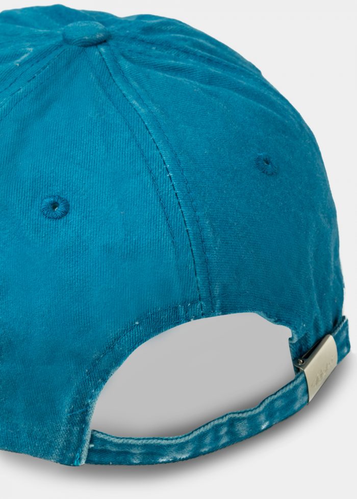 Washed Cotton Twill Cap - Royal Blue - Image 3