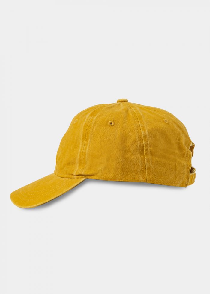 Washed Cotton Twill Cap - Mustard - Image 2