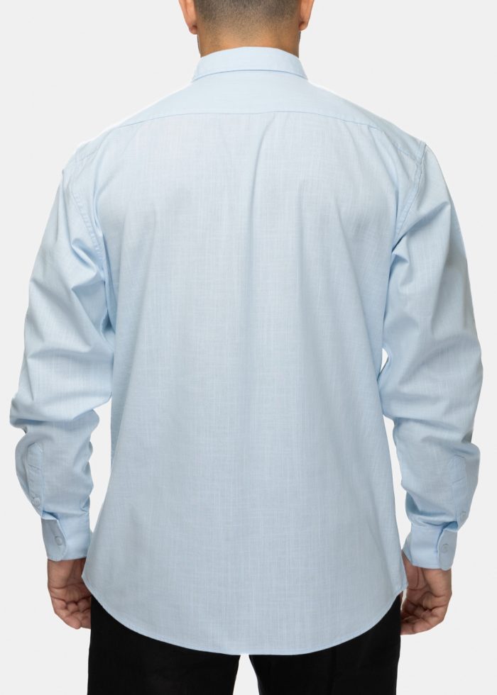 100% Cotton Light Blue Shirt - Image 2