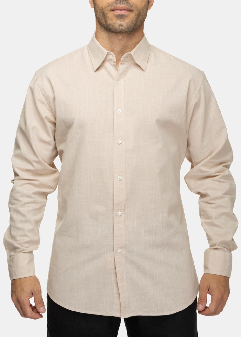 100% Cotton Beige Shirt 100% Cotton Beige Shirt - Image 1