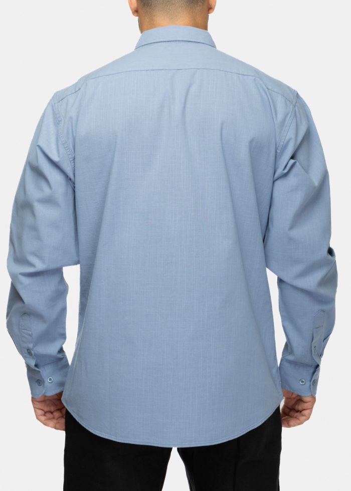 100% Cotton Blue - Grey Shirt - Image 2