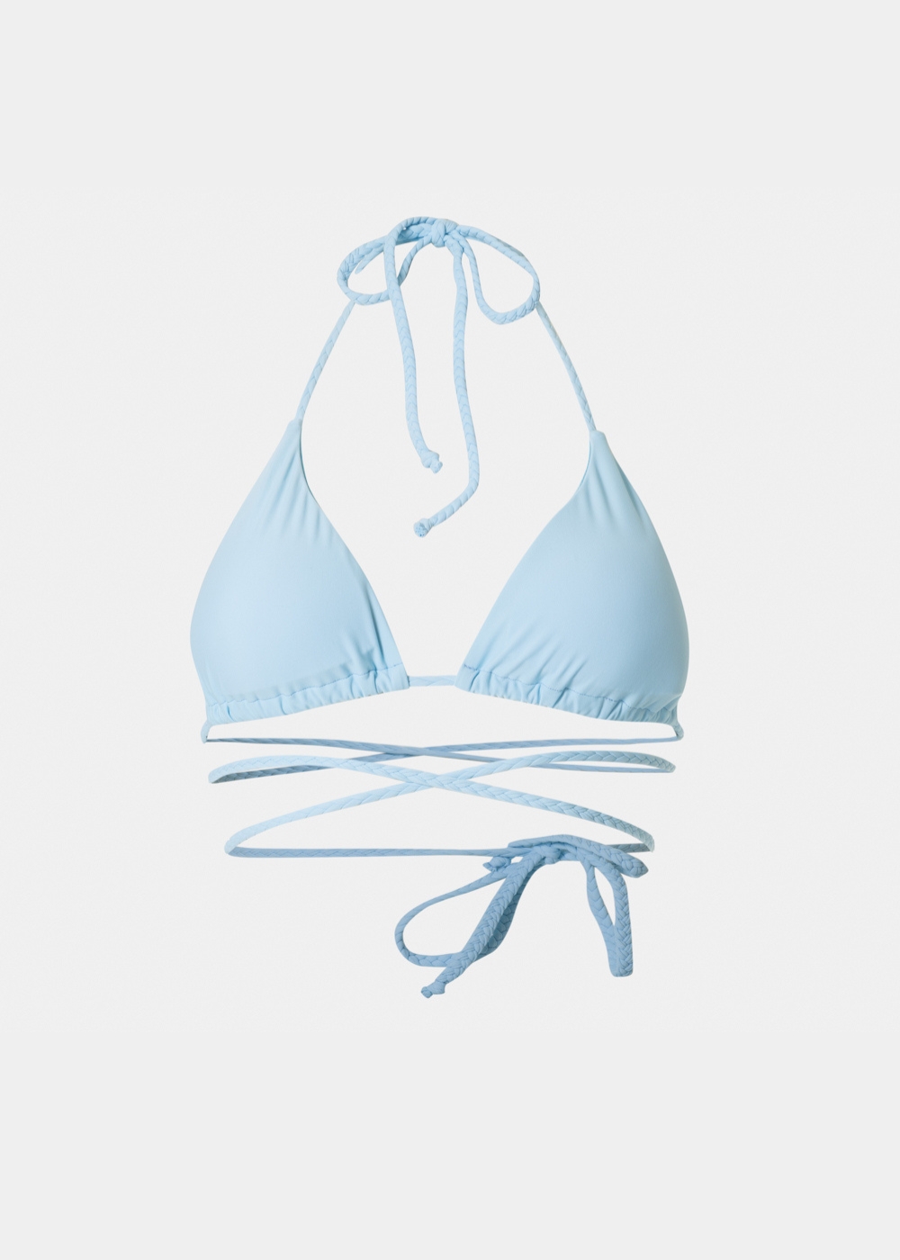 Bali Bikini Top - Light Blue Dacron Bali Bikini Top - Light Blue Dacron - Image 1