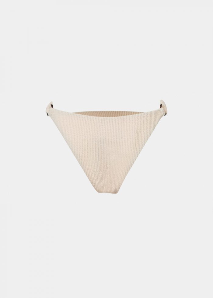 Capri Bikini Bottom - Cream Crinkle - Image 5