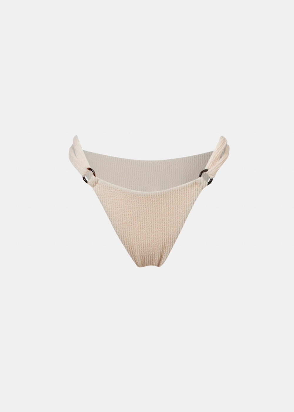 Capri Bikini Bottom - Cream Crinkle Capri Bikini Bottom - Cream Crinkle - Image 1