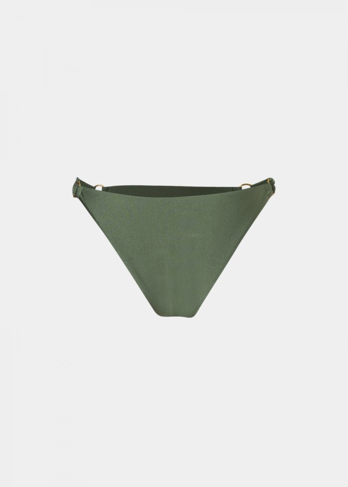 Capri Bikini Bottom - Olive Dacron - Image 2