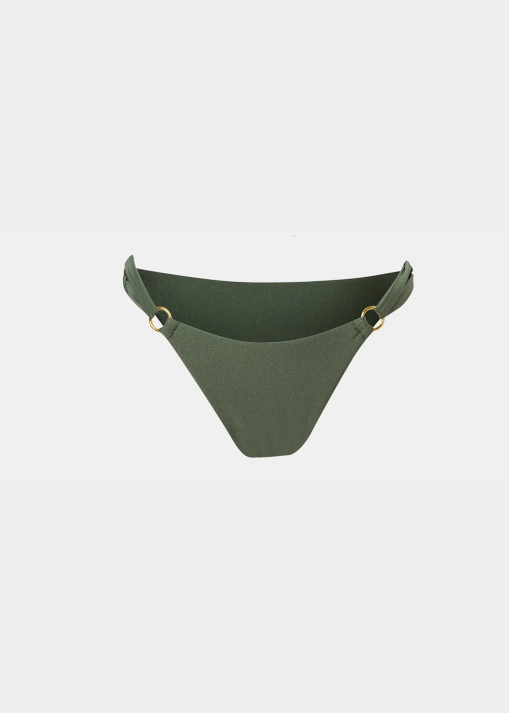 Capri Bikini Bottom - Olive Dacron Capri Bikini Bottom - Olive Dacron - Image 1