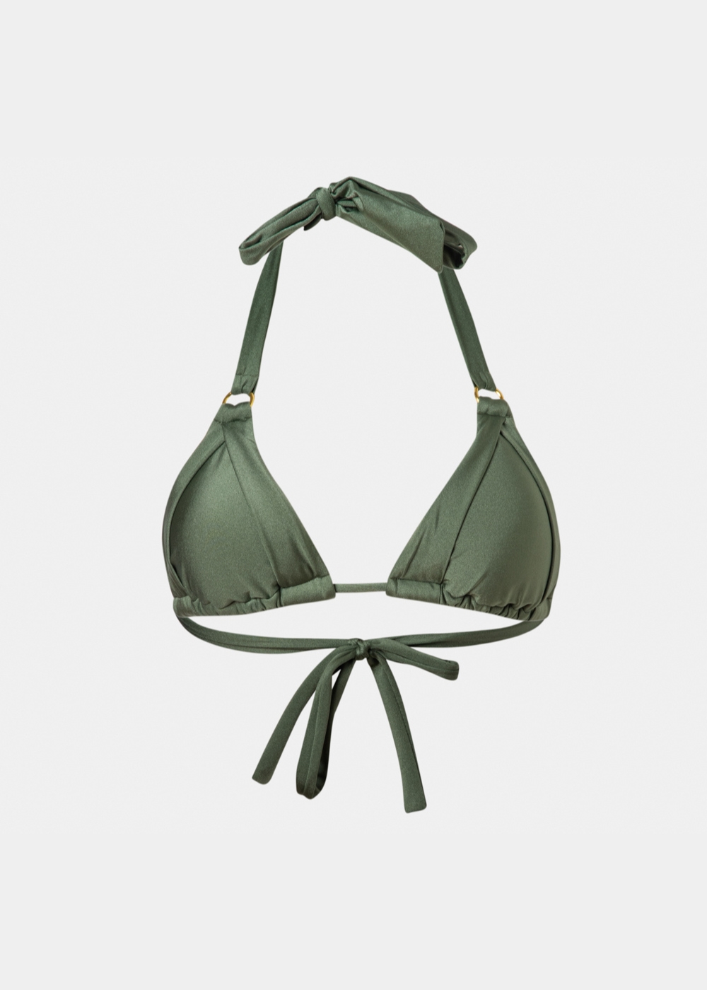 Capri Bikini Top - Olive Dacron Capri Bikini Top - Olive Dacron - Image 1