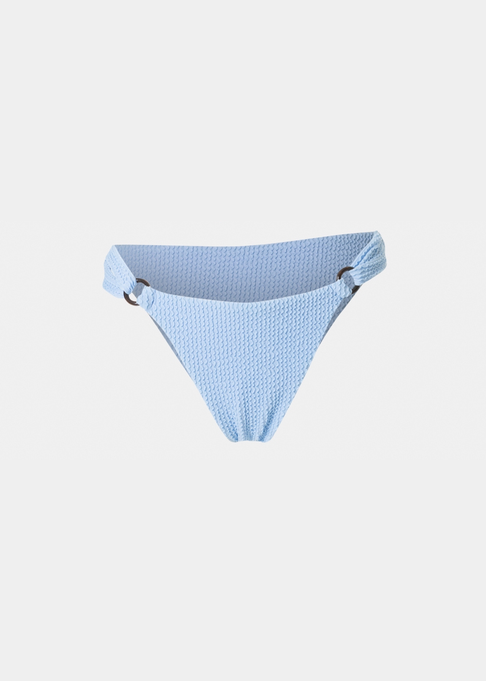 Capri Bikini Bottom - Baby Blue Crinkle Capri Bikini Bottom - Baby Blue Crinkle - Image 1