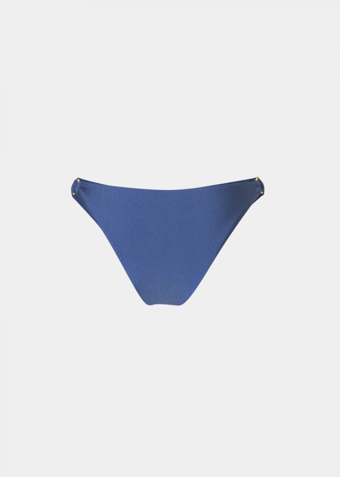 Capri Bikini Bottom - Navy Blue Dacron - Image 4
