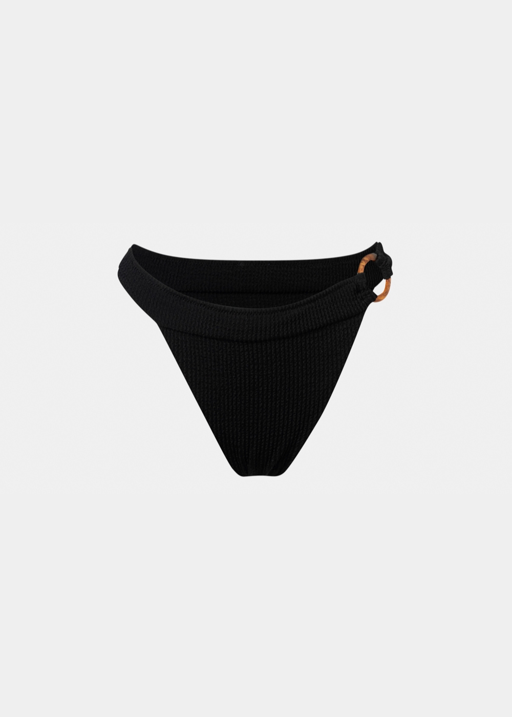 Sicily Bikini Bottom - Black Crinkle Sicily Bikini Bottom - Black Crinkle - Image 1