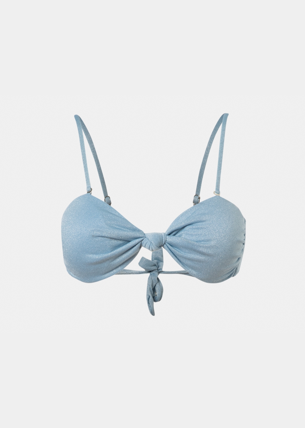 Marbella Bikini Top - Light Blue Shimmer Marbella Bikini Top - Light Blue Shimmer - Image 1
