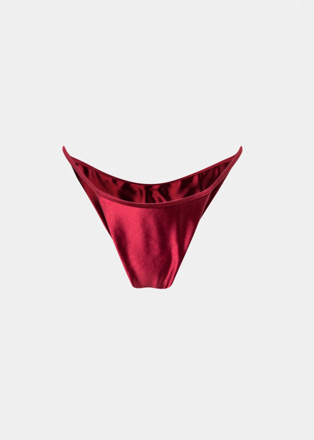 Mykonos Bikini Bottom - Burgundy Glowy Mykonos Bikini Bottom - Burgundy Glowy - Image 1