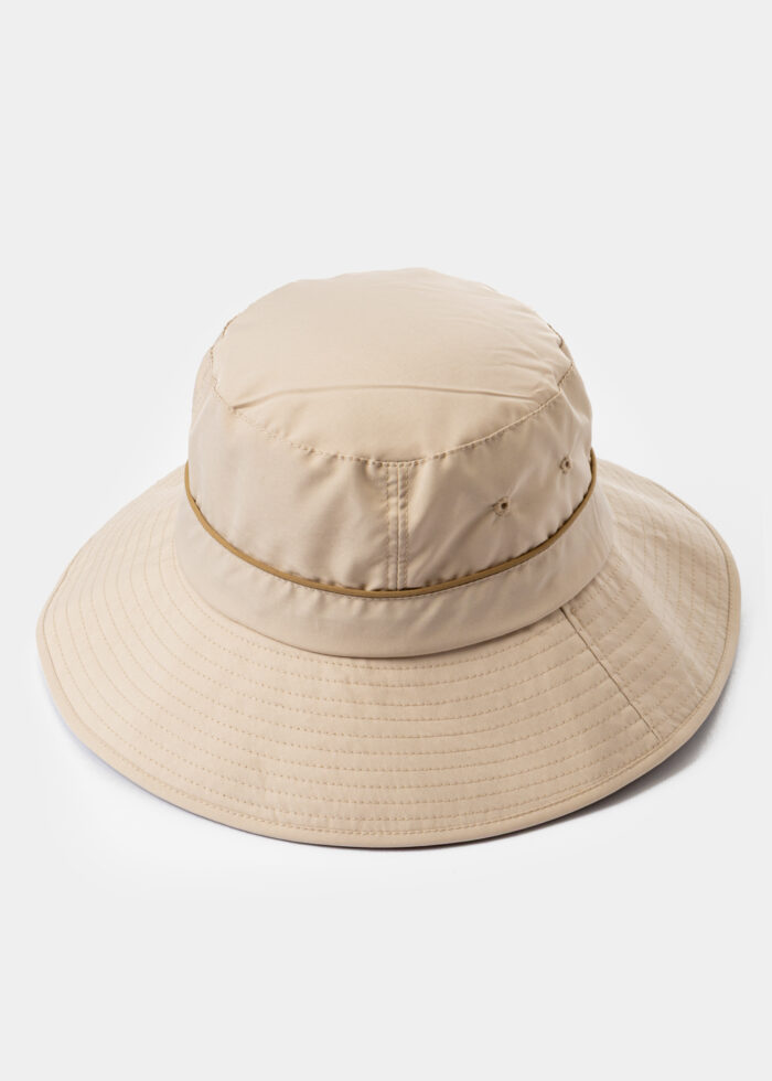 Beige Active Hat w/ Hidden Neck Protector - Image 2