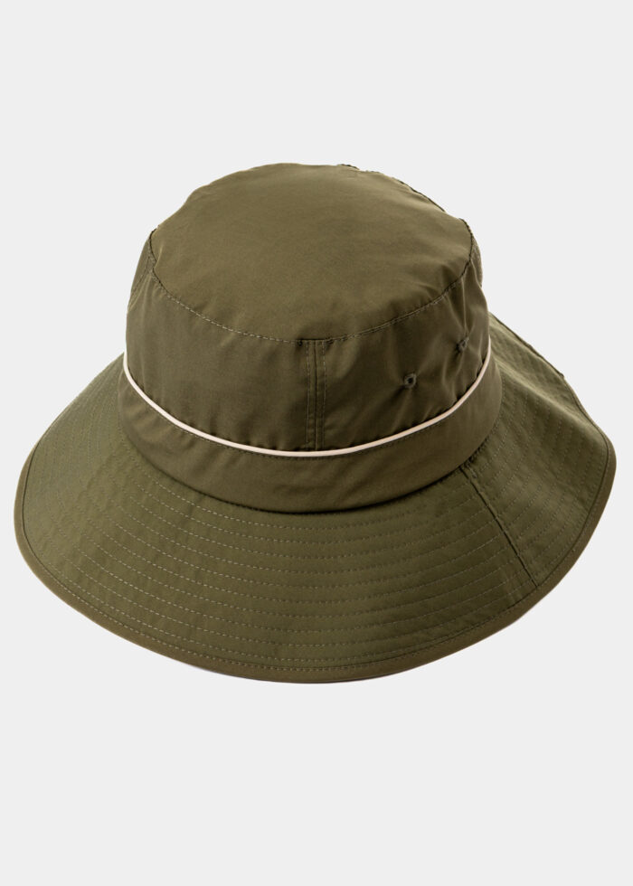 Khaki Active Hat w/ Hidden Neck Protector - Image 2
